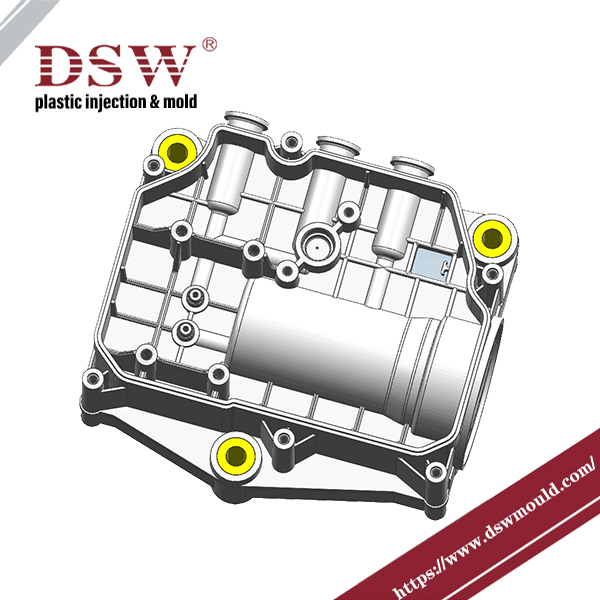 Plastic pump mould