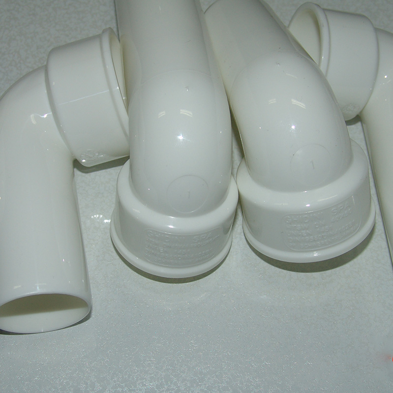 PVC Reducing Tee fitting manufactured using precision injection mold for pipeline systems