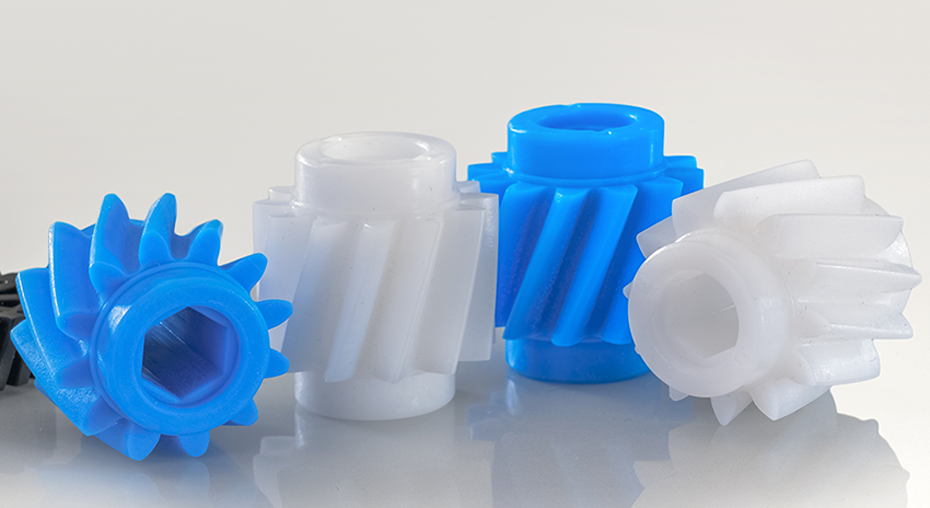 Three gears made of Polyamides PPA