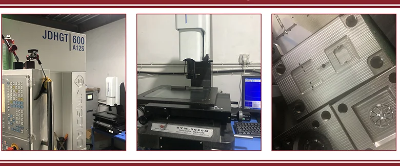 Precision plastic injection mold being manufactured in a factory
